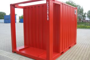 10' Aggregatecontainer / Aufnahme eines Aggregates möglich - h+s container GmbH