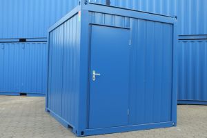 10' Bürocontainer - Wohncontainer / Außenansicht - h+s container GmbH