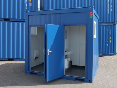 10' Damen - Herren WC-Container / Toilettencontainer - Container kaufen bei h+s container GmbH