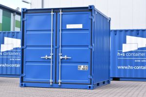 10' Lagercontainer / Außenansicht - h+s container GmbH