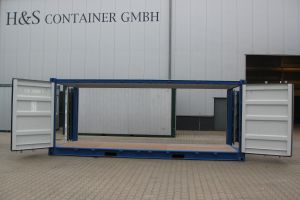 20' All-Side-Open Container / Außenansicht - h+s container GmbH