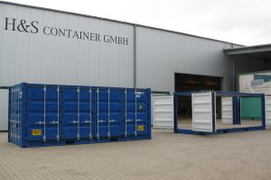 20' All-Side-Open Container / Außenansicht - h+s container GmbH