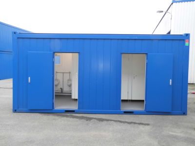 20' Damen - Herren WC-Container / Toilettencontainer - Container kaufen bei h+s container GmbH
