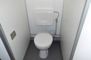 20' Damen / Herren WC-Container / WC-Abteil mit Toilette - h+s container GmbH