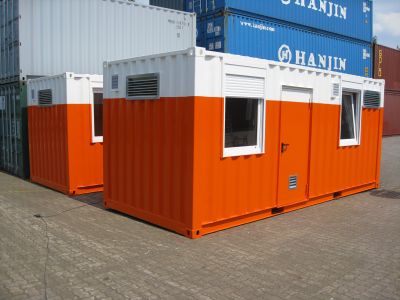 20' Laborcontainer mit umfangreicher Ausstattung - Spezialcontainer - Container kaufen bei h+s container GmbH