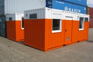 20' Laborcontainer - Forschungscontainer / Außenansicht - h+s container GmbH