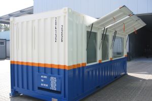 20' Laborcontainer / Außenansicht - h+s container GmbH