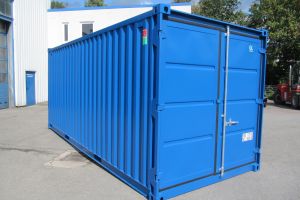 20' Materialcontainer / Außenansicht - h+s container GmbH