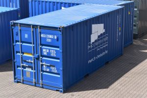 20' Materialcontainer / Außenansicht - h+s container GmbH