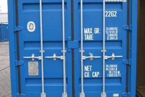 20' Side-Door Container / Stirnseite - h+s container GmbH