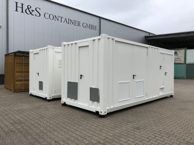 20' High-Cube Technikcontainer - C5 Beschichtung - Spezialcontainer - Sondercontainer - Container kaufen bei h+s container GmbH