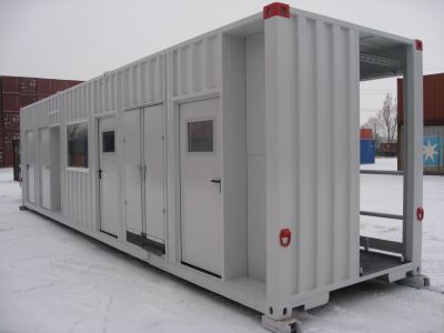 40' High-Cube Aggregatecontainer mit Fenster und Türen - Spezialcontainer - Sondercontainer - Container kaufen bei h+s container GmbH