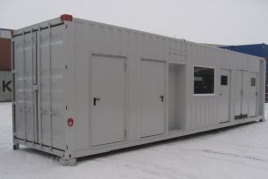 40' High-Cube Aggregatecontainer / diverse Außentüren und Fenster - h+s container GmbH