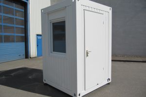 5' Pförtnercontainer / Außenansicht - h+s container GmbH