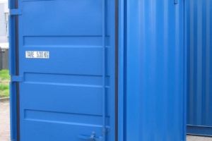5' Materialcontainer - Lagercontainer / Außenansicht - h+s container GmbH