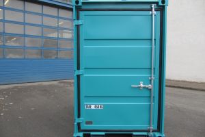 5' Materialcontainer - Lagercontainer / Containerstirnseite - h+s container GmbH