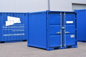 8' Lagercontainer / Außenansicht - h+s container GmbH