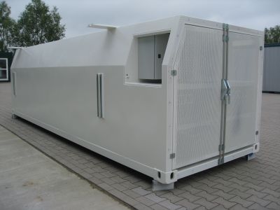 5,5m isolierter Energiespeichercontainer mit Sonderabmessungen - Spezialcontainer - Container kaufen bei h+s container GmbH