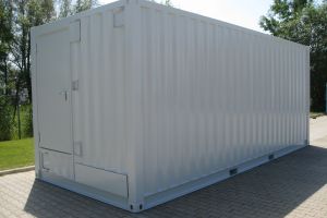 7,25m Rechenzentrumcontainer / Außenansicht - h+s container GmbH