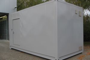 6,5m Rechenzentrumcontainer - Brandschtz / Glattblech-Außenwand - h+s container GmbH