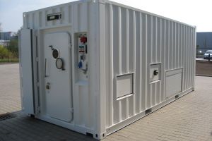 20' Technikcontainer / Außenansicht- h+s container GmbH
