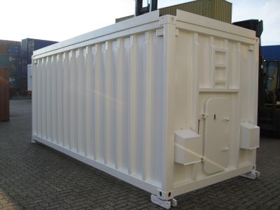 20' Technikcontainer mit Wartungsöffnung als Schiffsluke - Spezialcontainer - Sondercontainer - Container kaufen bei h+s container GmbH